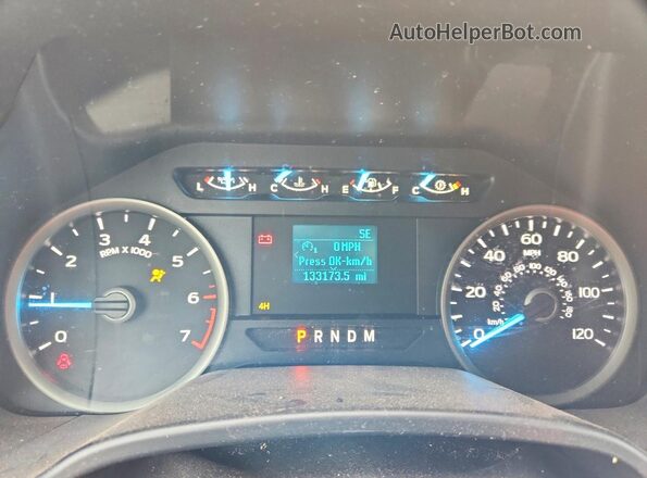 1FTEW1EP4JFD97243 2018 FORD F150 Black Вид щитка приладів