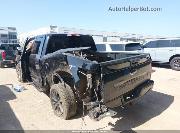 1FTEW1EP4KFB71818 2019 FORD F150 Black Trasero izquierdo