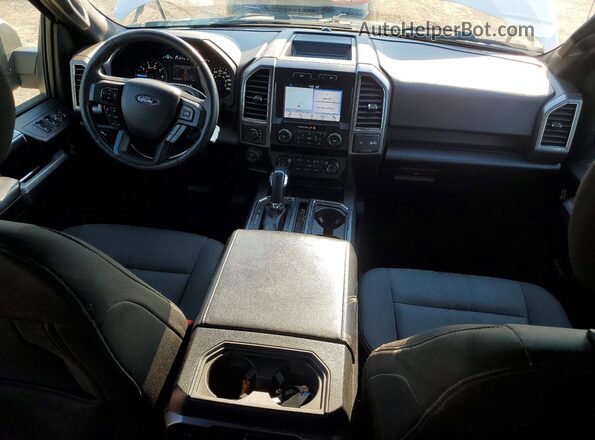 1FTEW1EP4KFB86822 2019 FORD F150 White Dashboard view