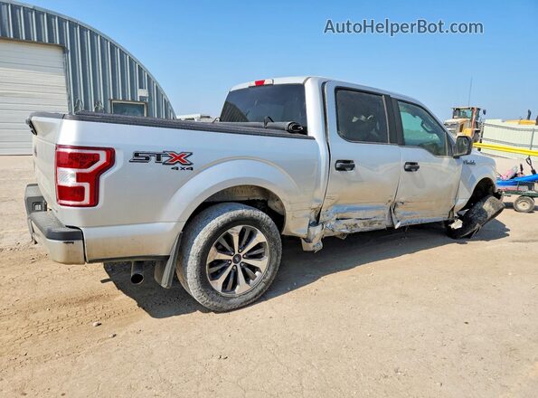1FTEW1EP4KKD45121 2019 FORD F150 Silver უკანა მარჯვენა