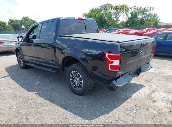 1FTEW1EP4LFC37785 2020 FORD F150 Black Rear left