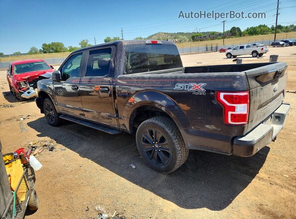 1FTEW1EP4LFC48446 2020 FORD F150 Black Trasero izquierdo