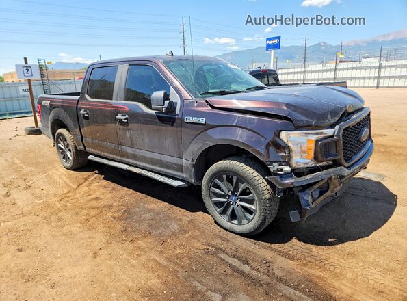 1FTEW1EP4LFC48446 2020 FORD F150 Black Delantero derecho