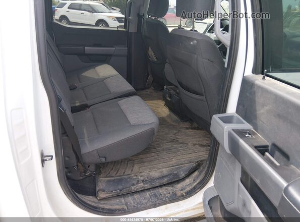 1FTEW1EP4MFA54873 2021 FORD F150 White VIN კოდის სტიკერის ხედი