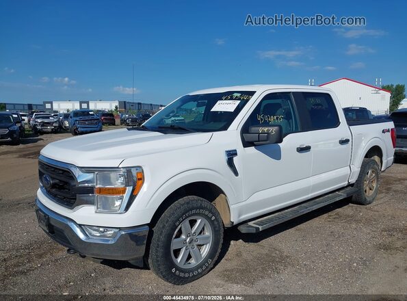 1FTEW1EP4MFA54873 2021 FORD F150 White წინა ხედი