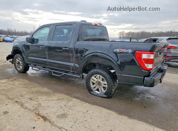 1FTEW1EP4MFC17697 2021 FORD F150 Black Задня ліва чверть