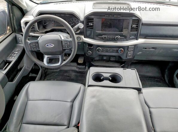 1FTEW1EP4MFC17697 2021 FORD F150 Black Вид панелі приладів
