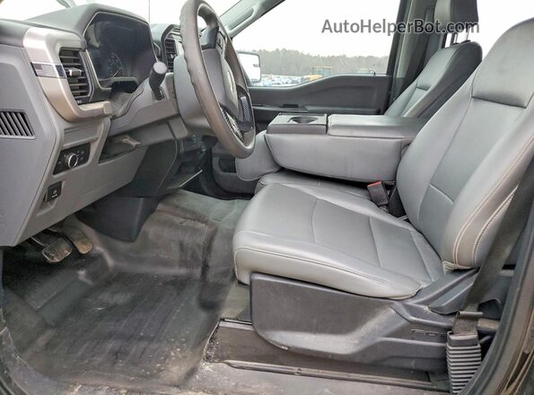 1FTEW1EP4MFC17697 2021 FORD F150 Black Вид салону спереду