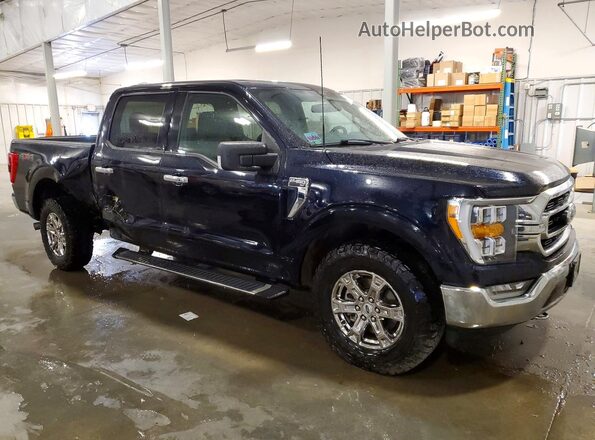 1FTEW1EP4MFC88883 2021 FORD F150 Blue Front right