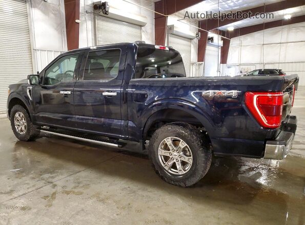 1FTEW1EP4MFC88883 2021 FORD F150 Blue Rear left