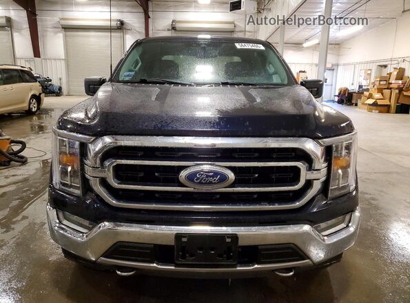 1FTEW1EP4MFC88883 2021 FORD F150 Blue Front view