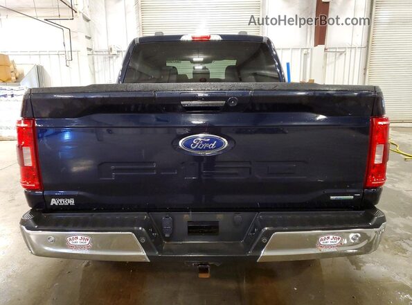 1FTEW1EP4MFC88883 2021 FORD F150 Blue Rear view