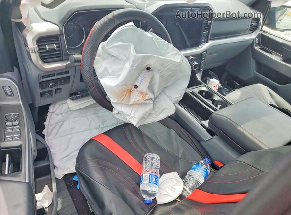 1FTEW1EP4NFA07523 2022 FORD F150 Charcoal Vista del salpicadero