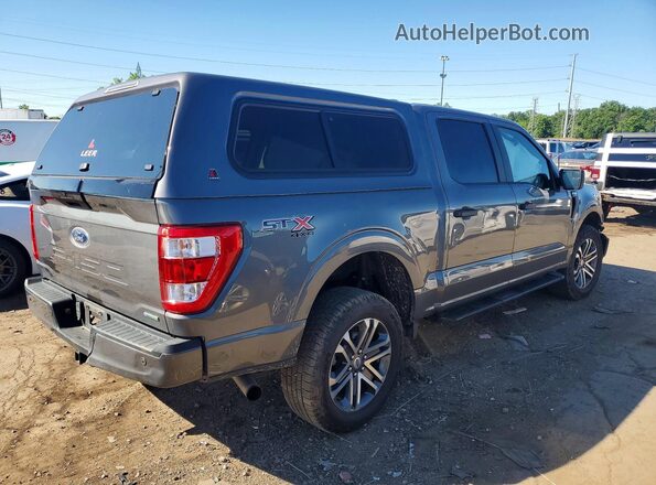 1FTEW1EP4NKD36116 2022 FORD F150 Gray Tył prawy