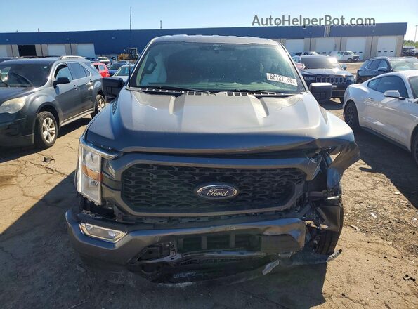 1FTEW1EP4NKD36116 2022 FORD F150 Gray Widok z przodu