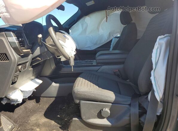 1FTEW1EP4NKD36116 2022 FORD F150 Gray Widok wnętrza z przodu