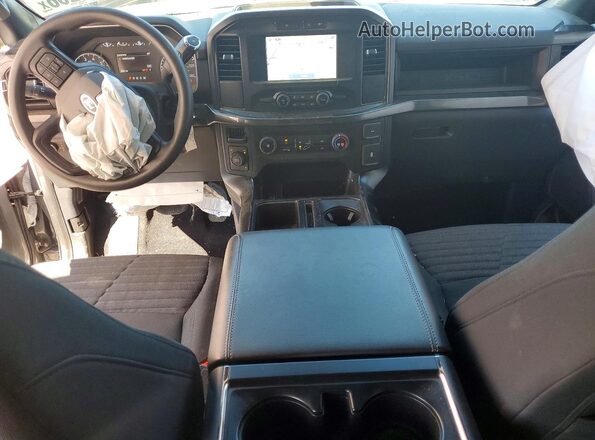 1FTEW1EP4NKD36116 2022 FORD F150 Gray Widok deski rozdzielczej
