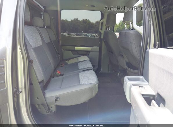 1FTEW1EP4NKE05841 2022 FORD F150 Gray Vista de la etiqueta del VIN