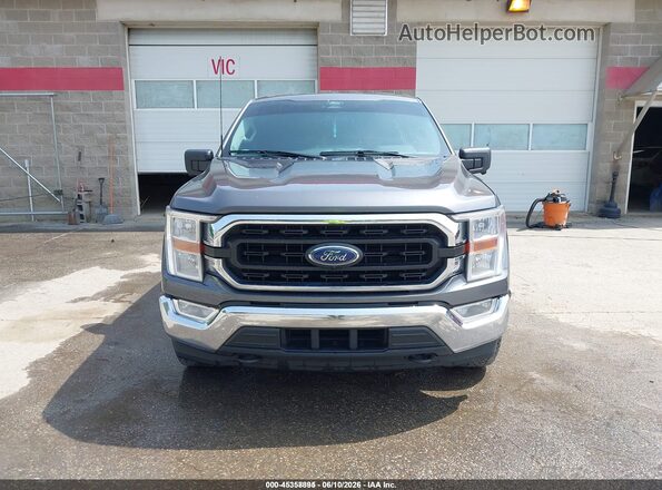 1FTEW1EP4NKE05841 2022 FORD F150 Gray Vista del cuadro de instrumentos
