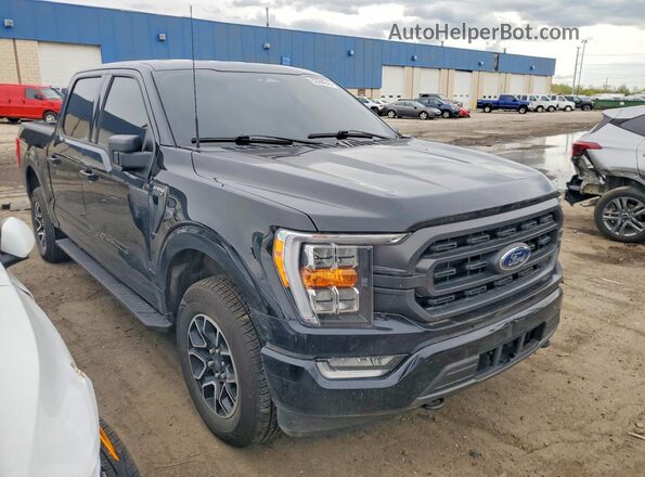 1FTEW1EP4PFB65900 2023 FORD F150 Black Առջևի աջ