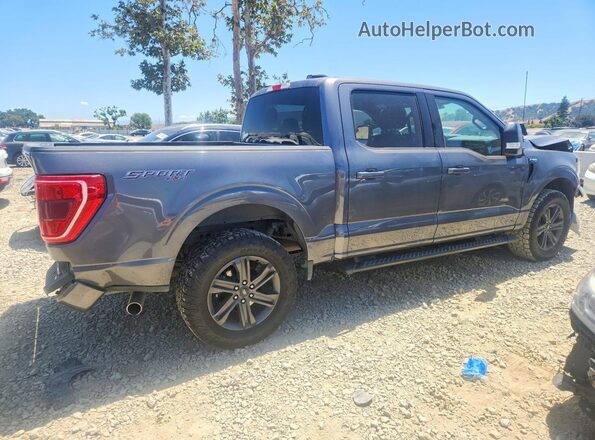 1FTEW1EP4PKE26224 2023 FORD F150 Угольный Задняя правая четверть