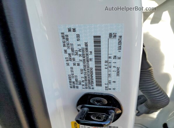 1FTEW1EP4PKE85743 2023 FORD F150 White Շարժիչի բաժամունքի տեսք