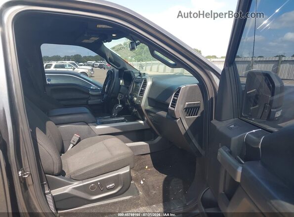 1FTEW1EP5GFB77165 2016 FORD F150 Gray წინა სალონის ხედი