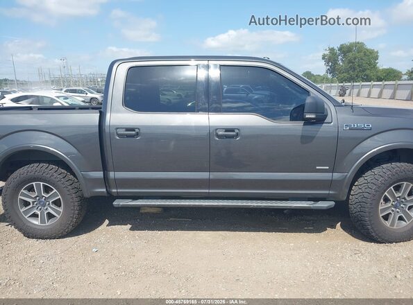 1FTEW1EP5GFB77165 2016 FORD F150 Gray სალონის 360-გრადუსიანი ხედი