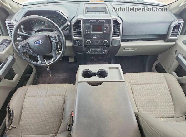 1FTEW1EP5GKD70522 2016 FORD F150 White Առջևի վահանակի տեսք