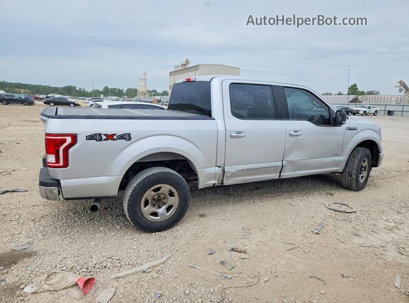 1FTEW1EP5GKE81703 2016 FORD F150 Серебряный Задняя правая четверть