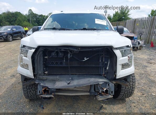 1FTEW1EP5GKF35484 2016 FORD F150 Белый Вид щитка приборов