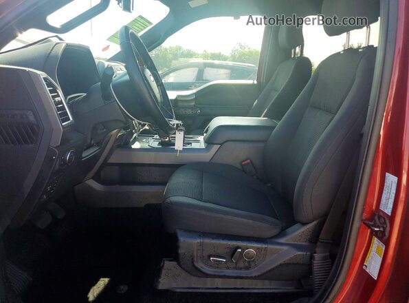 1FTEW1EP5GKF49465 2016 FORD F150 Red Front interior view