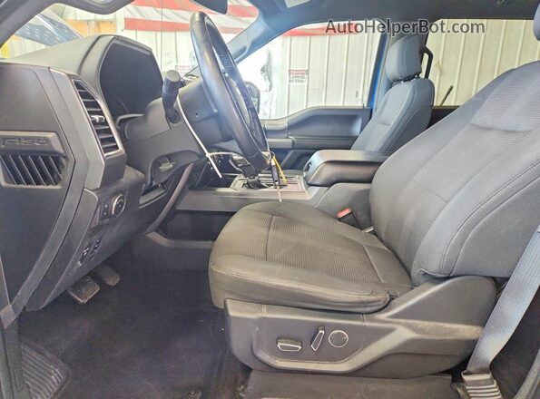 1FTEW1EP5HFA22407 2017 FORD F150 Blue Widok wnętrza z przodu