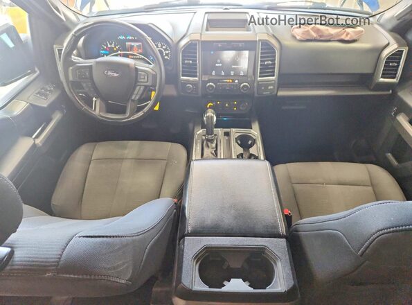 1FTEW1EP5HFA22407 2017 FORD F150 Blue Widok deski rozdzielczej