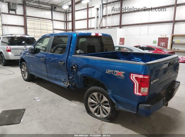1FTEW1EP5HFA46352 2017 FORD F150 Blue Tył lewy