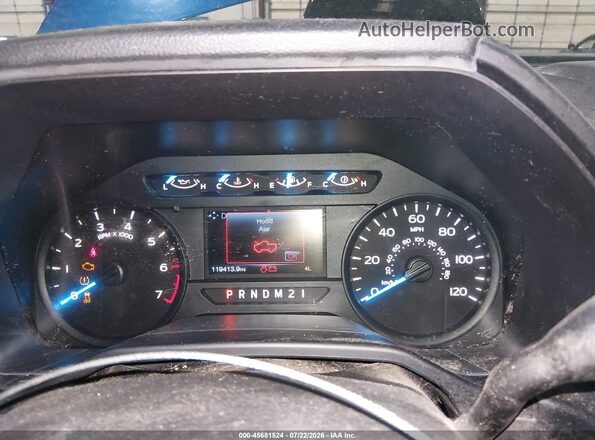 1FTEW1EP5HFA46352 2017 FORD F150 Blue Widok tylnych siedzeń