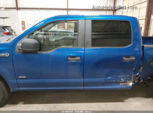 1FTEW1EP5HFA46352 2017 FORD F150 Blue Widok wnętrza 360 stopni