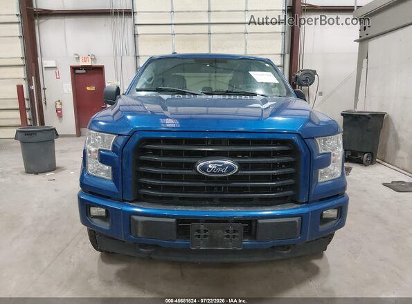 1FTEW1EP5HFA46352 2017 FORD F150 Blue Widok zestawu wskaźników