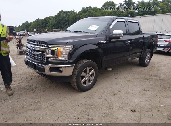1FTEW1EP5JFA03295 2018 FORD F150 Black Vista tres cuartos delantera izquierda