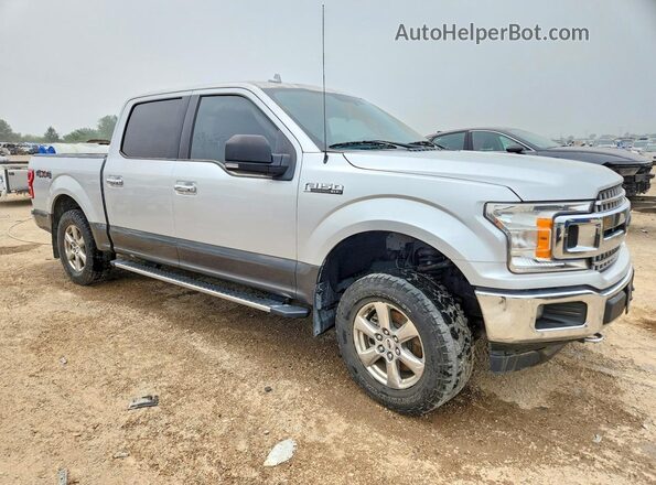 1FTEW1EP5JFB86147 2018 FORD F150 Silver წინა მარჯვენა
