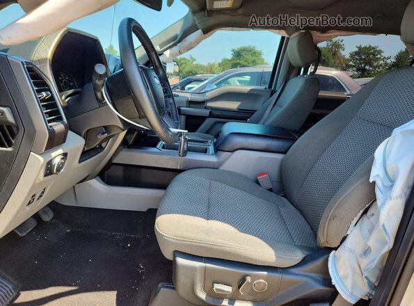 1FTEW1EP5JFB86147 2018 FORD F150 Silver წინა სალონის ხედი