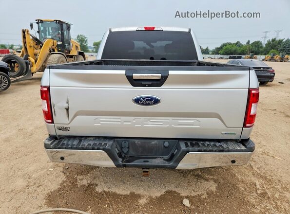 1FTEW1EP5JFB86147 2018 FORD F150 Silver უკანა ხედი