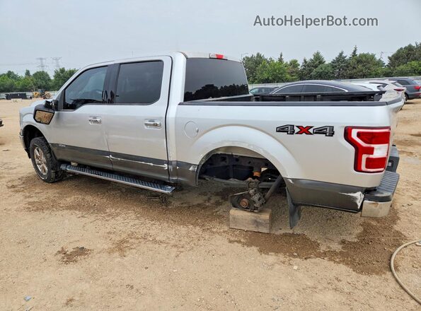 1FTEW1EP5JFB86147 2018 FORD F150 Silver უკანა მარცხენა