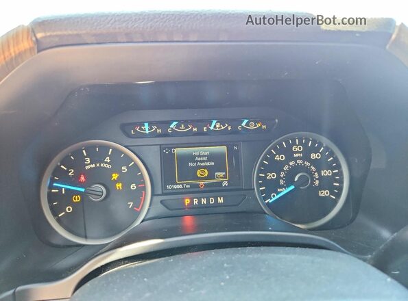 1FTEW1EP5JFB86147 2018 FORD F150 Silver ხელსაწყოთა პანელის ხედი