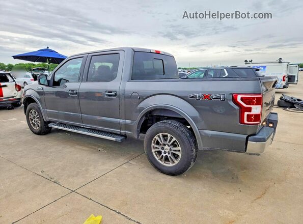 1FTEW1EP5JKF13685 2018 FORD F150 Black Trasero izquierdo
