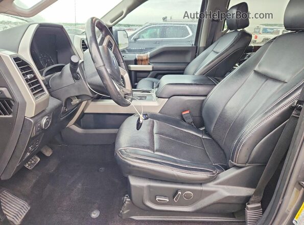 1FTEW1EP5JKF13685 2018 FORD F150 Black Vista interior delantera