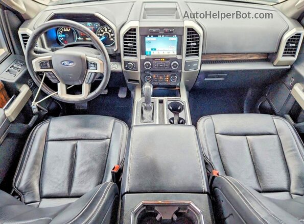 1FTEW1EP5JKF13685 2018 FORD F150 Black Vista del salpicadero