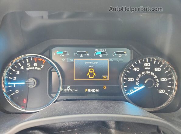 1FTEW1EP5JKF13685 2018 FORD F150 Black Vista del cuadro de instrumentos