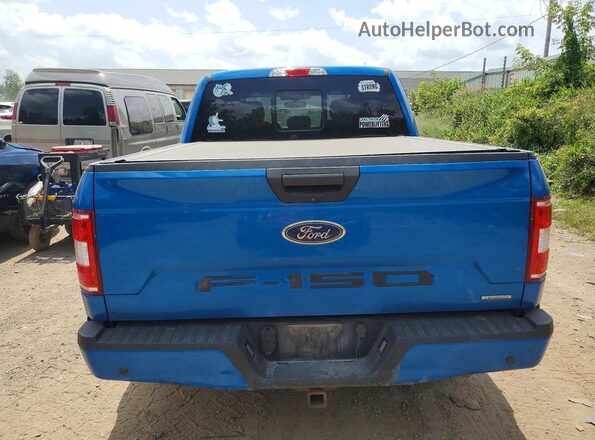 1FTEW1EP5KFC06964 2019 FORD F150 Blue Հետևի տեսք