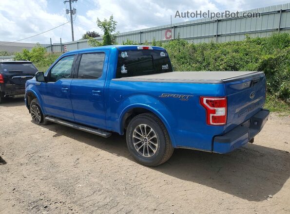 1FTEW1EP5KFC06964 2019 FORD F150 Blue Հետևի ձախ